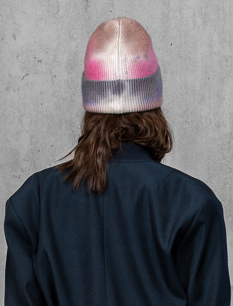 Жіноча шапка Тай Дай з ангори та мериносу (Berry Mist)