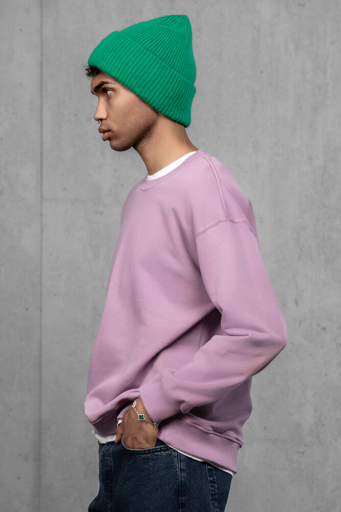 Чоловіча зимова в'язана шапка з мохеру (Green)