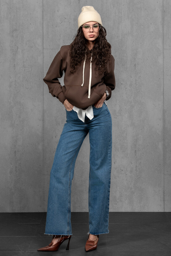 Жіноча вʼязана шапка з кашеміром (Beige)