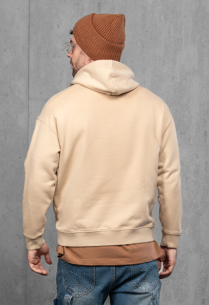 Чоловіча вʼязана шапка з кашеміром (Camel)