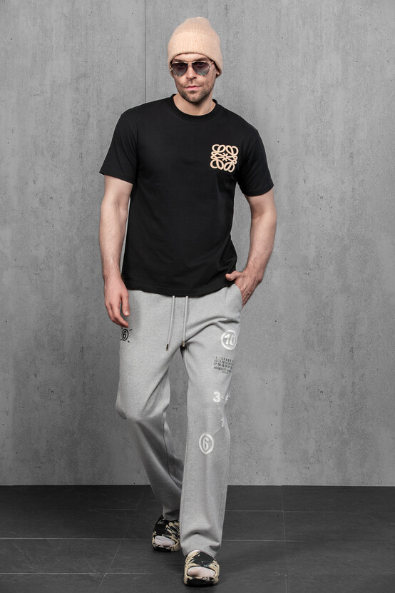 Чоловіча шапка біні з ангори та меріно (Mix pink)